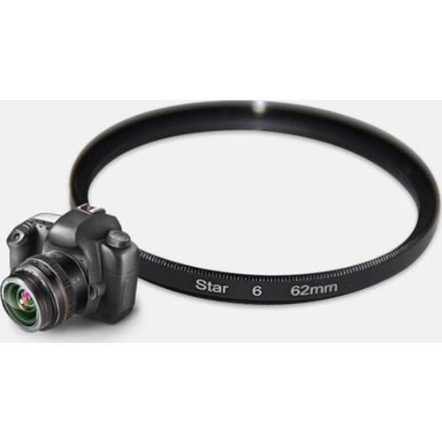 5PCS Agnicy 62MM Star Filter 6 SLR Camera Lens Accessories Filter 62mm Starlight