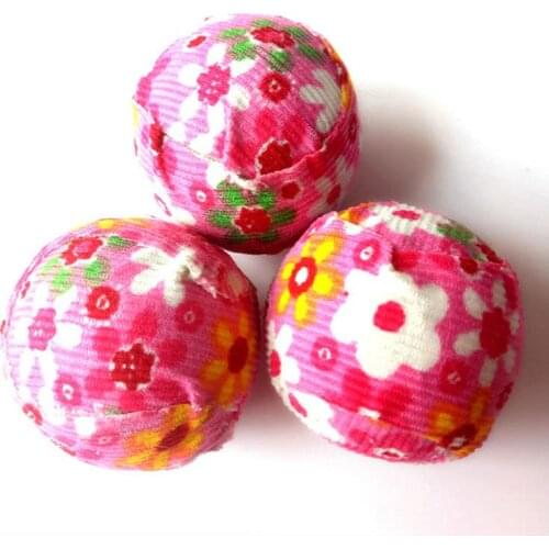 5PCS Cat Toy Cotton Ball Kitten Chew Toy Mini Pet Toy Cat Interactive Toy Pet Training Toys Kitten Chasing Toy Random Color