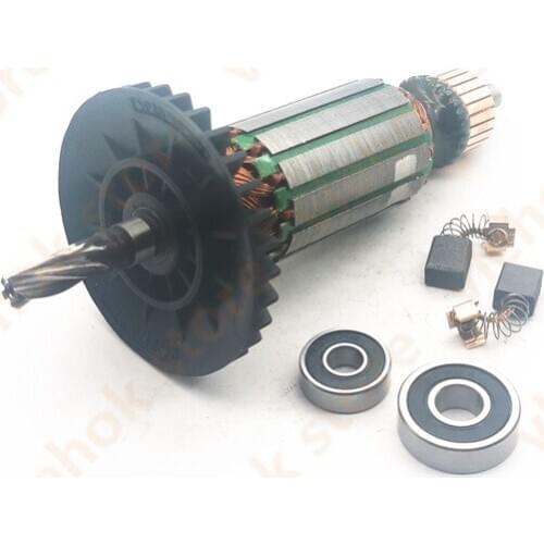 AC220-240V 5 Teeth Armature Motor Replace for MAKITA HR2440 HR2455 HR2450 HR2450A HR2450T HR2450FT HR2450F Engine rotor