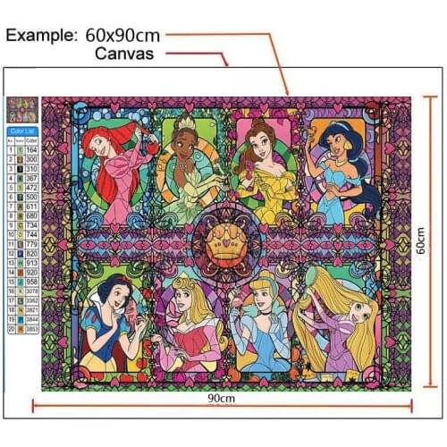 Disney Diamond Painting 5D DIY Fantasy Cartoon Witch Villain Set Hobby Art Full Drill Fairy Tale Princess Mosaic Home Decor Gift