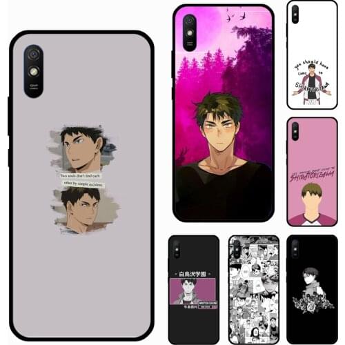 Wakatoshi Ushijima Haikyu For Xiaomi Redmi Note 9 Pro 8 Note 10 Pro 8T 9S Cover For Redmi 9T 9A 9C 7A 8A K40 Case