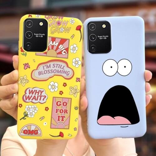 For Samsung Galaxy S10 Lite Case SM-G770F Cute Silicone Soft TPU Back Cover For Samsung S10 Lite S10Lite Phone Cases 6.7'' Coque