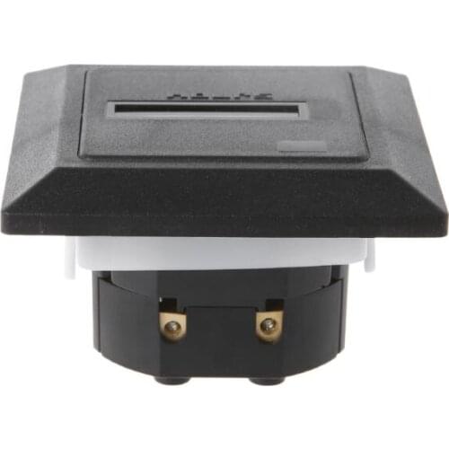 HM-1 Timer Square Counter Digital 0-99999.9 Hour Meter Hourmeter Gauge 0.3W AC220-240V / 50Hz AC GXMA