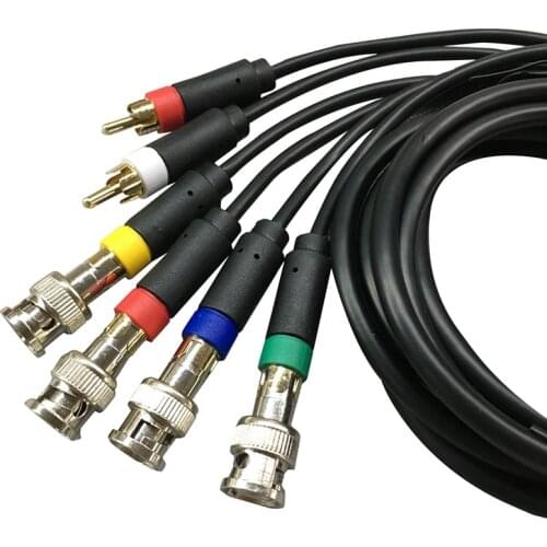 RGBS Colour Monitoring Cable RGB+Sync Video and Audio Cable for SEGA Saturn