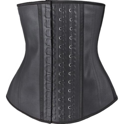 Body Shaper LATEX Waist Trainer Corset Shapewear For Women Cincher Tops Plus Size Girdle Slim