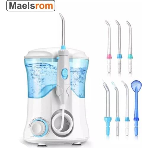 Multifunctional 600ml Water Dental Flosser Oral Dent Jet Irrigator Dental Care Kit Teeth Cleaner Water Pick with 7 Nozzles