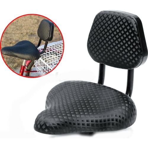 2021 newest arrival fashionable Bicycle Saddle with Ergonomic Backrest High Resilience PVC Leather Universal Riding Equipment