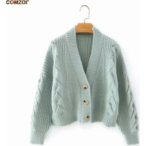 New Arrival Women Cardigan Long Sleeve 2021 Autumn Coats Knitting Tops Clothing Loose Sweaters Sueters De Mujer