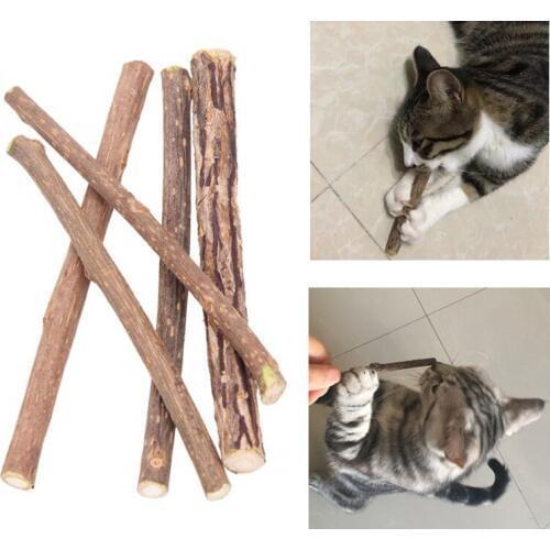 5/10 Pcs Cat Chew Sticks Cleaning Teeth Natural Matatabi Catnip Stick Cat Snacks Sticks Toothpaste Stick Pet Cat Treats Chew Toy