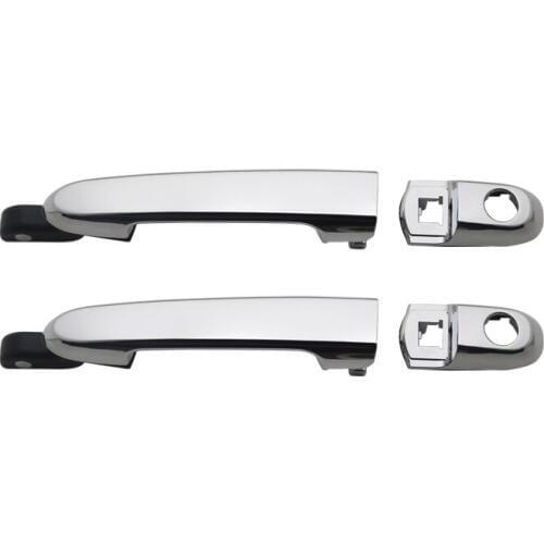 CHROME TYPE FRONT PAIRS EXTERIOR DOOR HANDLE FOR HYUNDAI ACCENT 2007-2011 2007 2008 2009 2010 2011