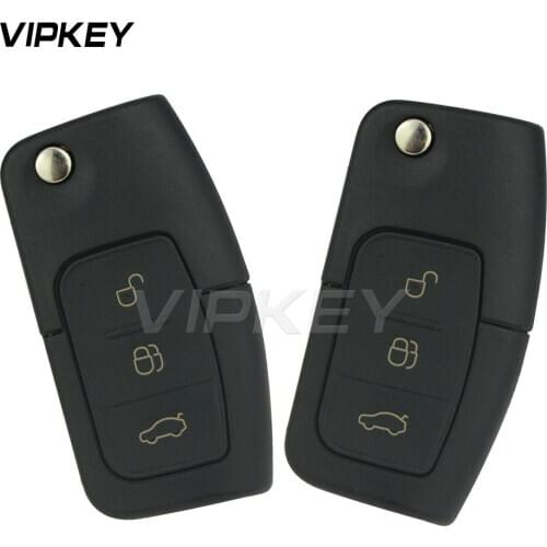 Remotekey 2pcs Flip remote car key for Ford B-Max Fiesta Focus Galaxy S-Max 2008 2009 2010 2011 ID63 chip 433 mhz 3M5T 15K601 AB