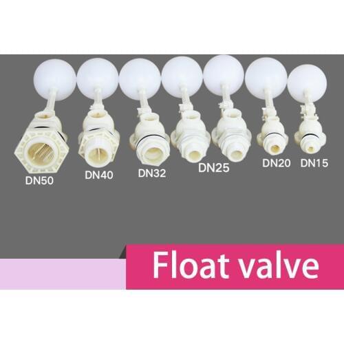 Pressure gradient plastic float valve DN15-DN50 Adjustable water tank water tower float switch anti-overflow valve