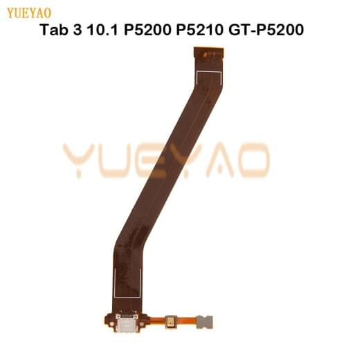 Charging Flex For Samsung Galaxy Tab 3 P5210 P5200 Charger Charging Flex Cable USB Dock Connector Port + Microphone Cables