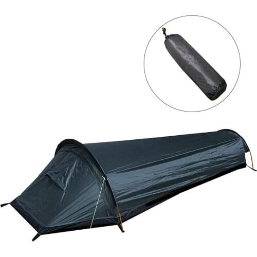 Single Person Ultralight Bivvy Bag Tent Compact Larger Space Waterproof Sleeping Bag Cover Outdoor Tent Camping Equipment