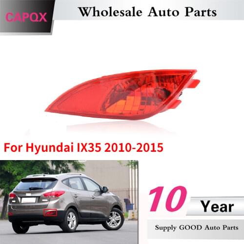 CAPQX For Hyundai IX35 2010 2011 2012 2013 2014 2015 Rear Bumper reflector light Brake light fog lamp warning light