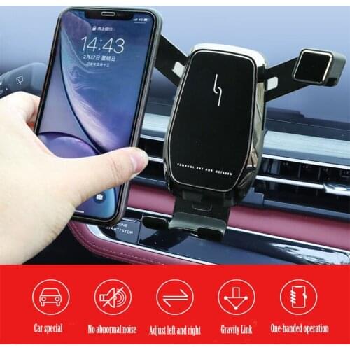 Triangle Car Holder For Chang'an CS75 PLUS 2019 2020 For Air Vent Clip Mount Mobile Cell Stand Smartphone GPS