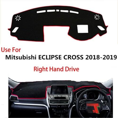 TAIJS Factory Protective 3Colors Polyester Fibre Car Dashboard Cover For Mitsubishi ECLIPSE Cross 2018-2019 Right Hand drive