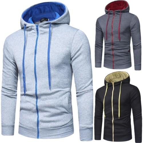 ZOGAA Men's Zip Hoodies
