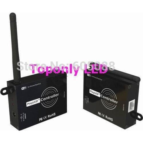2017 High Quality DC5-24v wifi led controller design for single color digital ribbon strip lighting work by ipone/ipad/ipod