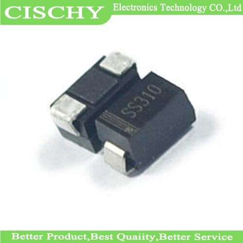 50pcs SS310 SR3100 3A 100V SMA
