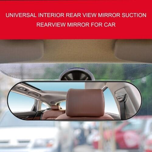 Auto Accessories Rear View Mirror Universal Car Truck Mirror Interior RearView Mirror with Suction Cup 220*65mm