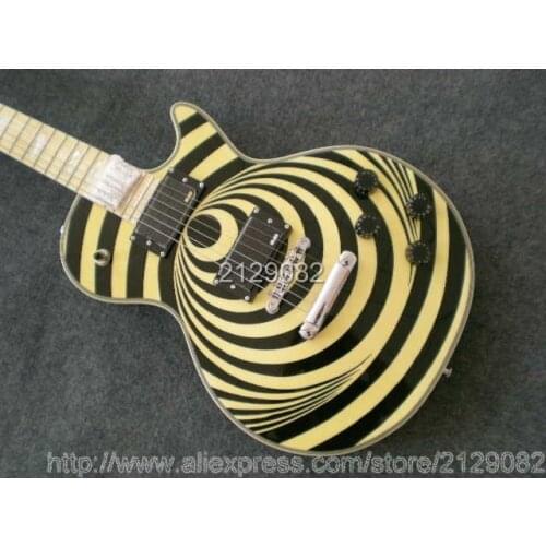 Free Shipping EMS Within 7-15days to your hand the popular Les-P Zakk Wylde Bullseye electric guitar Wholesale