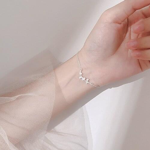 Ginkgo Leaf Bracelet For Women Simple Korean Fashion New Trendy Hot High Quality Female Party Jewelry Gift BOYULIGE Wholesale