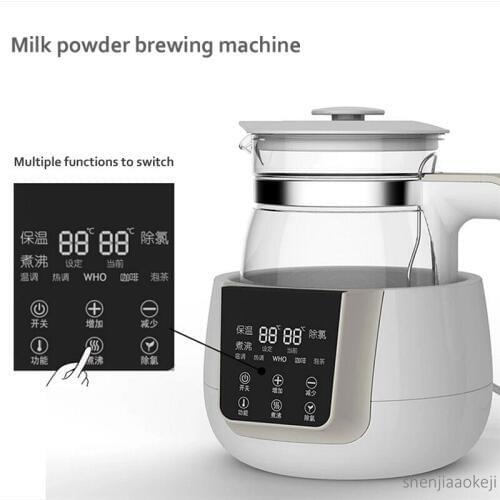Electric Water Boiler 800ml 220v Thermostat Electric Kettle Smart LCD panel Infant Milk Powder Brewing Machine HL-0856