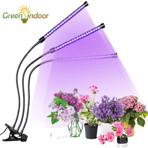 9 18 27W Led Grow Light 460-630nm Phytolamp For Plants Seeds Grow Tent For Indoor Gardening Hydroponics Kit With Timing Dimming