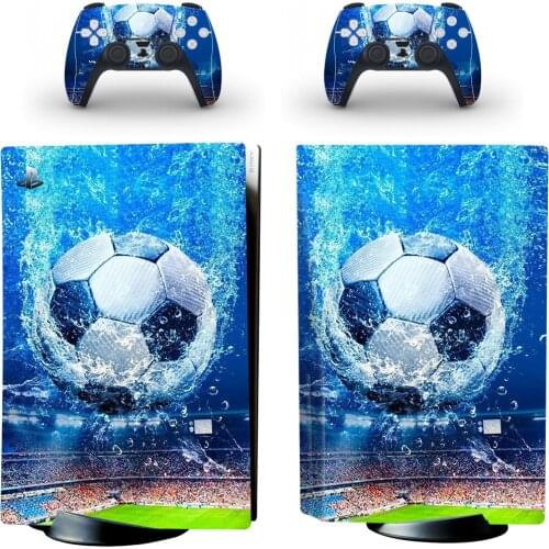 Football PS5 Digital Edition Skin Sticker Decal Cover for PlayStation 5 Console and Controllers PS5 Skin Sticker Vinyl