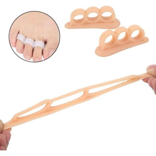 2pcs Gel Toe Separators Stretchers Alignment Overlapping Toes Orthotics & Hammer Toes Orthopedic Cushion Feet Care Shoes Insoles