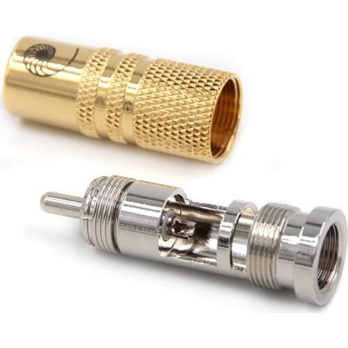 Hi-end RCA Plug Cardas SRCA RCA Connector for HIFI DIY Audio Cable -(4 Pcs)