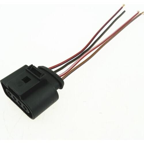 1J0 973 724 For A4 A5 A6 A8 Rabbit Golf CC Eos Lupo Passat Tiguan R32 Toledo Yedi Ignition Coil Connector Harness Plug Wiring