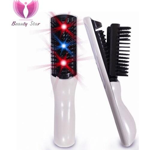 Beauty Star Electric Infrared Laser Hair Growth Comb Hair Loss Growth Treatment Hair Care Infrared Massage Hair Growth Brush