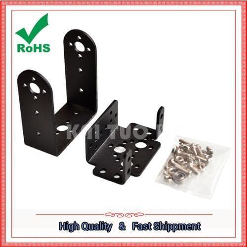 MG995 996 Actuator PTZ Bracket 2 DOF Robot Robot Parts Rudder Bracket Set