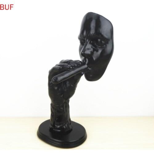 SMOKING FIGURES STATUES DECORATIONS EUROPEAN-STYLE HOME ORNAMENTS BARS PARTITION BOARDS RESIN CRAFTS ORNAMENTS