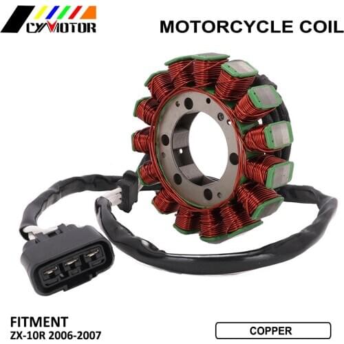 Motorcycle Magneto Engine Stator Generator Alternator Charging Coil Parts For KAWASAKI Ninja ZX-10R ZX10R ZX 10R 2006 2007