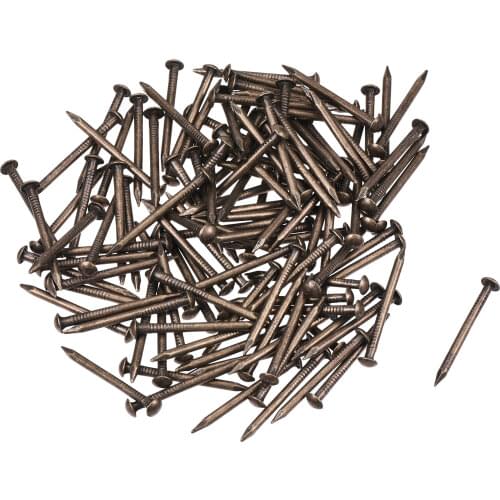 Uxcell Small Tiny Brass Nails 1.5x20mm for DIY Wooden Hardware Accessories 120pcs