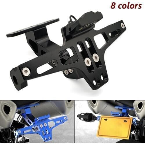 Motorcycle Rear License Plate Mount Holder LED Light Moto Bracket Frame For Ducati MONSTER M750 S2R 800 748 916 Accessories