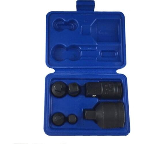 6Pcs/Set Socket Wrench Hand Wrench Tool Set Impact Socket Adaptor Reducer Adapter 1/4 1/2 3/8 3/4 Ratchet Breaker Driver