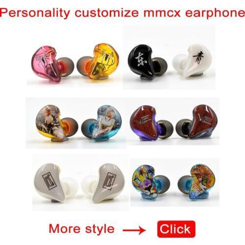 Custom earphones DD BA Dynamic Balanced Armature In Ear Earphone Hybrid Drive DIY HIFI Monitor Printing Customized Sport Headset
