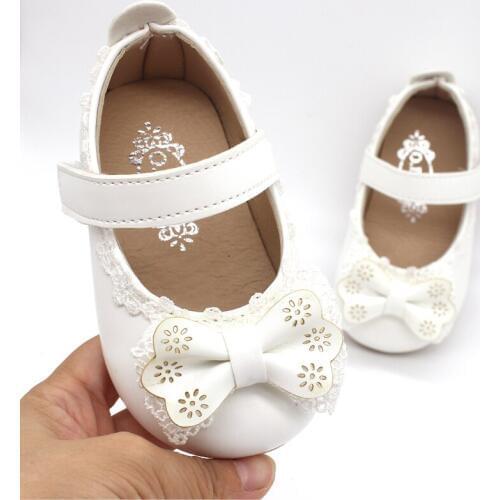 Baby Girls Shoes Leather Solid infant Kids Shoes Lace Bowknot Princess Children Shoes For Toddlerildren Shoes For Toddler Girls