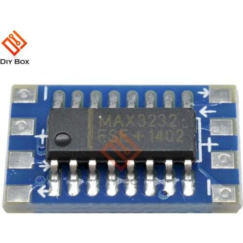 10PCS Mini RS232 MAX3232 Level To TTL Level Board 115200bps Converter Adaptor Module New DC 3-5V For Arduino