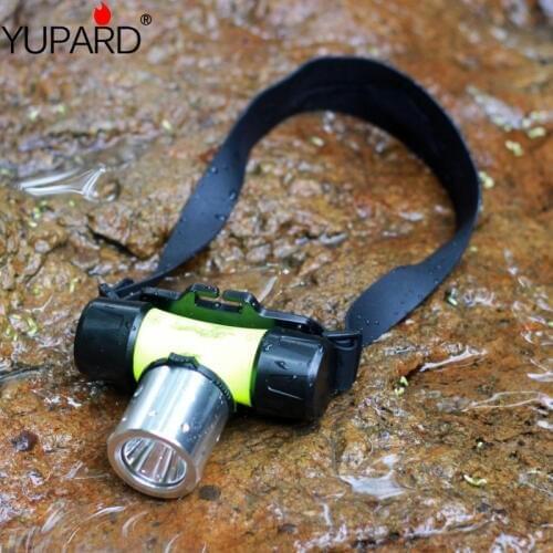 YUPARD Underwater 1000 Lumen XM-L XML T6 Headlamp bright LED Waterproof 60mSwimming Diving Headlight Dive Head Light Torch Lamp
