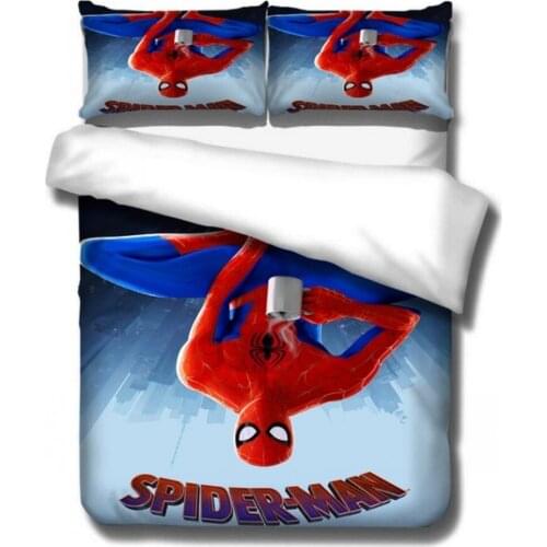 Disney Movie Cartoon Venom Spiderman Bedding Sets Duvet Covers Pillowcases Comforter Cover Set Bedclothes Baby Kids Boys Gifts
