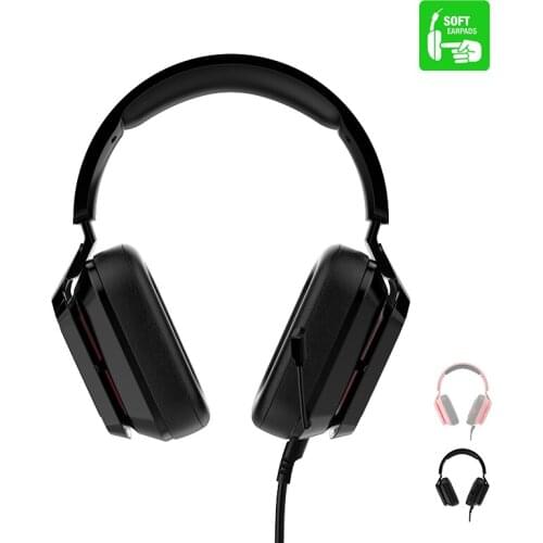 Wired Gaming Headset Headphones Surround sound Deep bass Stereo Casque Earphones with Microphone For Game AX368 PC Laptop