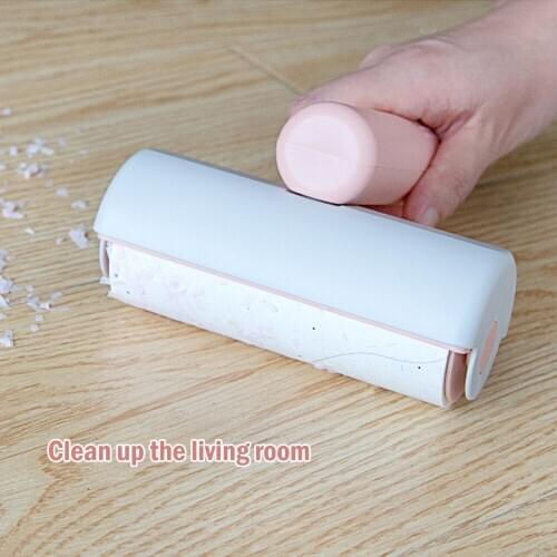 Portable Lint Remover Clothes Fuzz Fabric Shaver Brush Tool Power-Free Fluff Removing Roller For Sweater Woven Coat Reusable