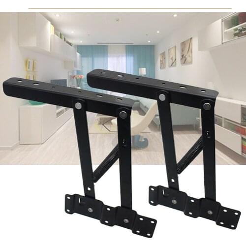 2pcs Table Folding Lifter Hydraulic Air Support Lift Rod Lifting Rack Shelf For Coffee Computers Table Lift Up Hinge Spring