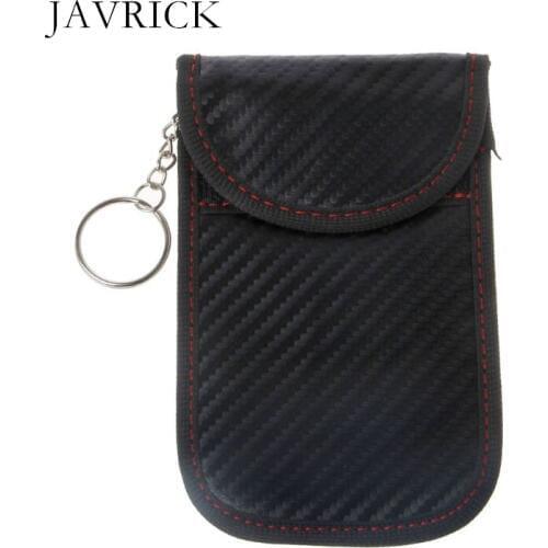 Faraday Bag Anti Theft RFID Key Fob Security Box Signal Blocking Pouch For Car Key Ring Parties Decoration Men Women Gift