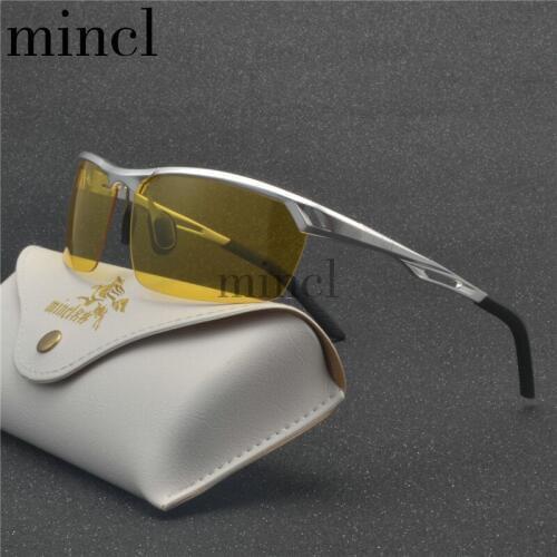 2019 Night Vision Glasses Photochromic Sunglasses Yellow Polarized Lens UV400 Driving Goggles For Drivers Sport Men Women NX
